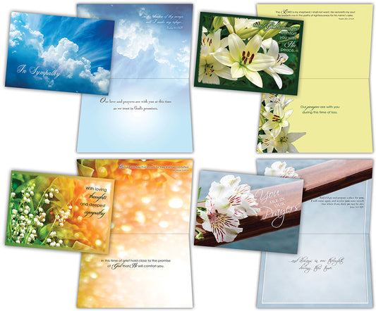 Expressions of Sympathy Assort - Assorted Sympathy Cards, Box of 24