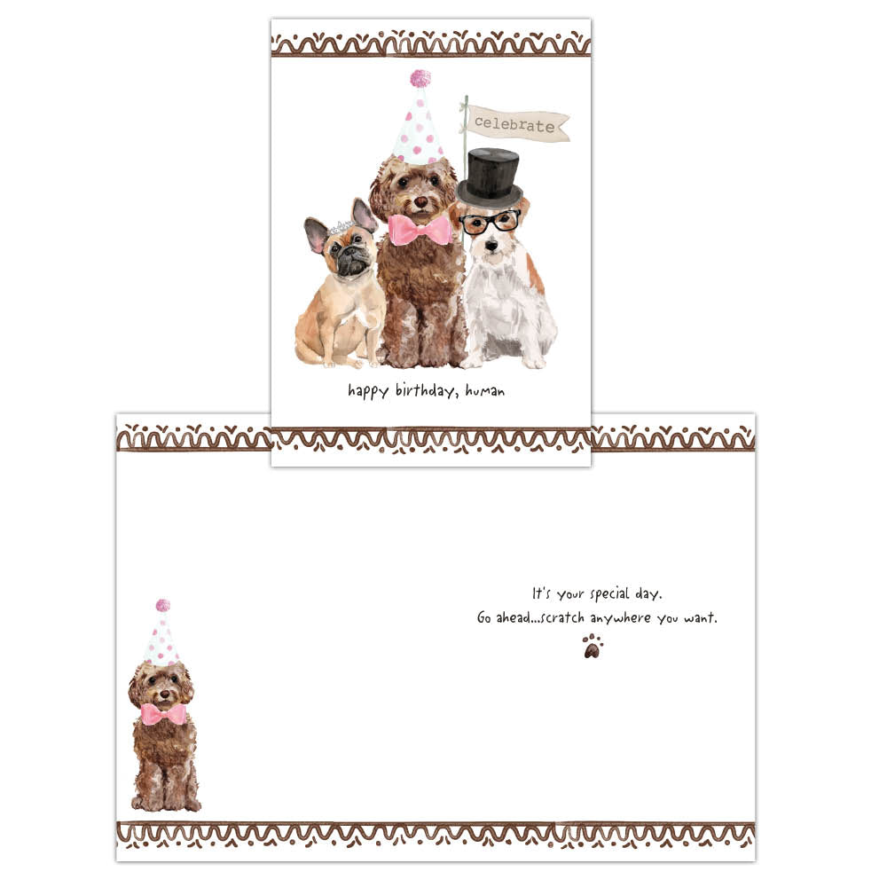 Happy Birthday Human card