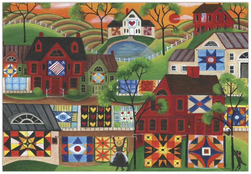 Mama’s Colorful Quilts - 1000 Piece Jigsaw Puzzle