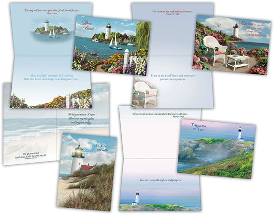 Thinking of You I - Assorted Thinking of You Cards, Box of 12