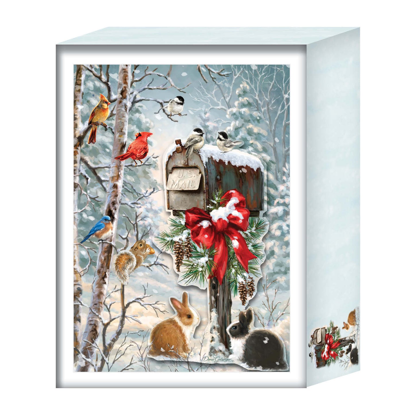 Christmas Tidings - Boxed Christmas Cards -15 Cards & Envelopes