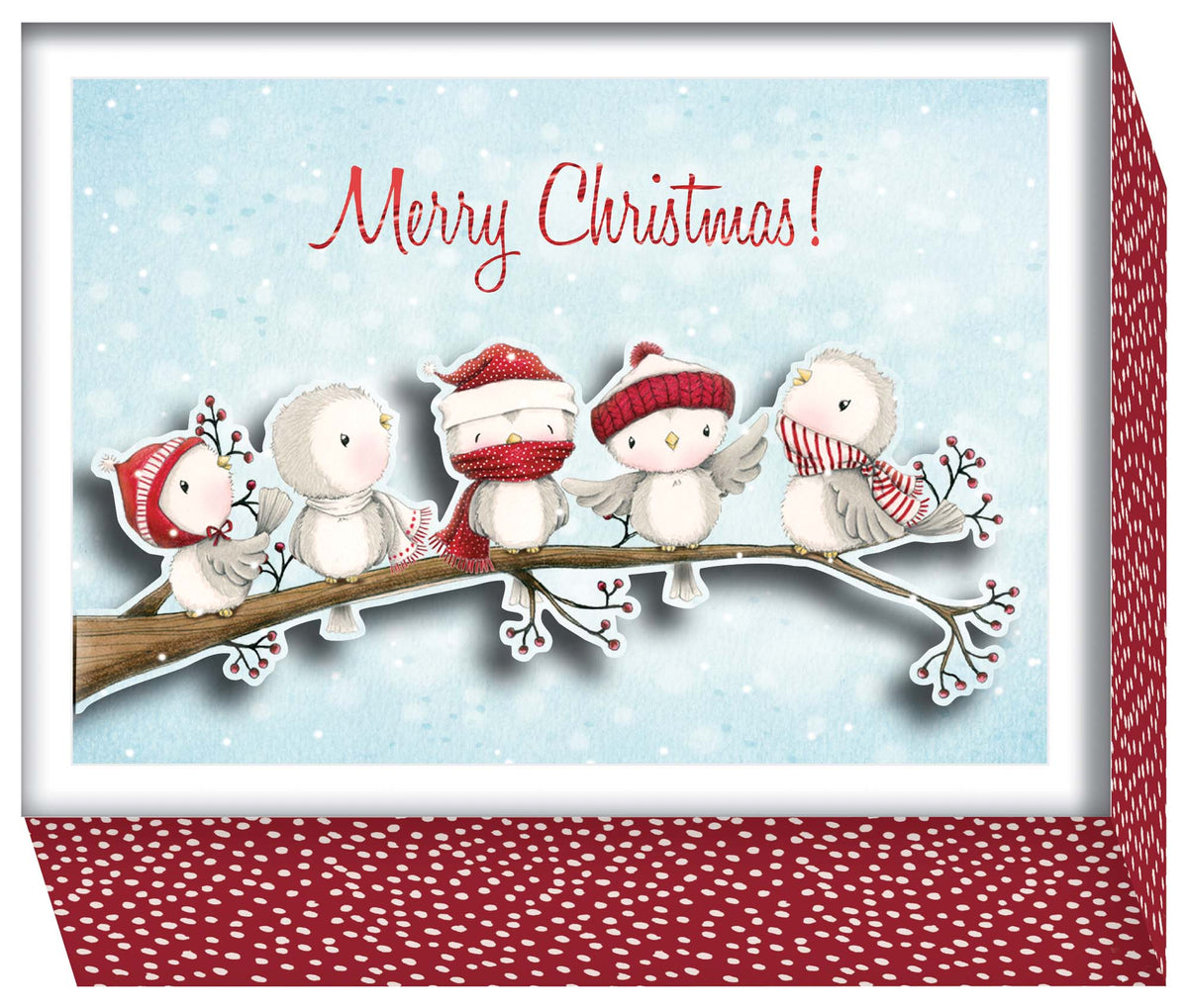 Special Finish Boxed Christmas Cards - A Place to Gather 15 Cards & Envelopes
