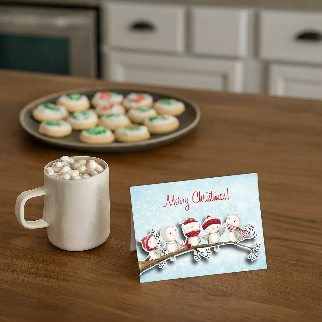 Special Finish Boxed Christmas Cards - A Place to Gather 15 Cards & Envelopes