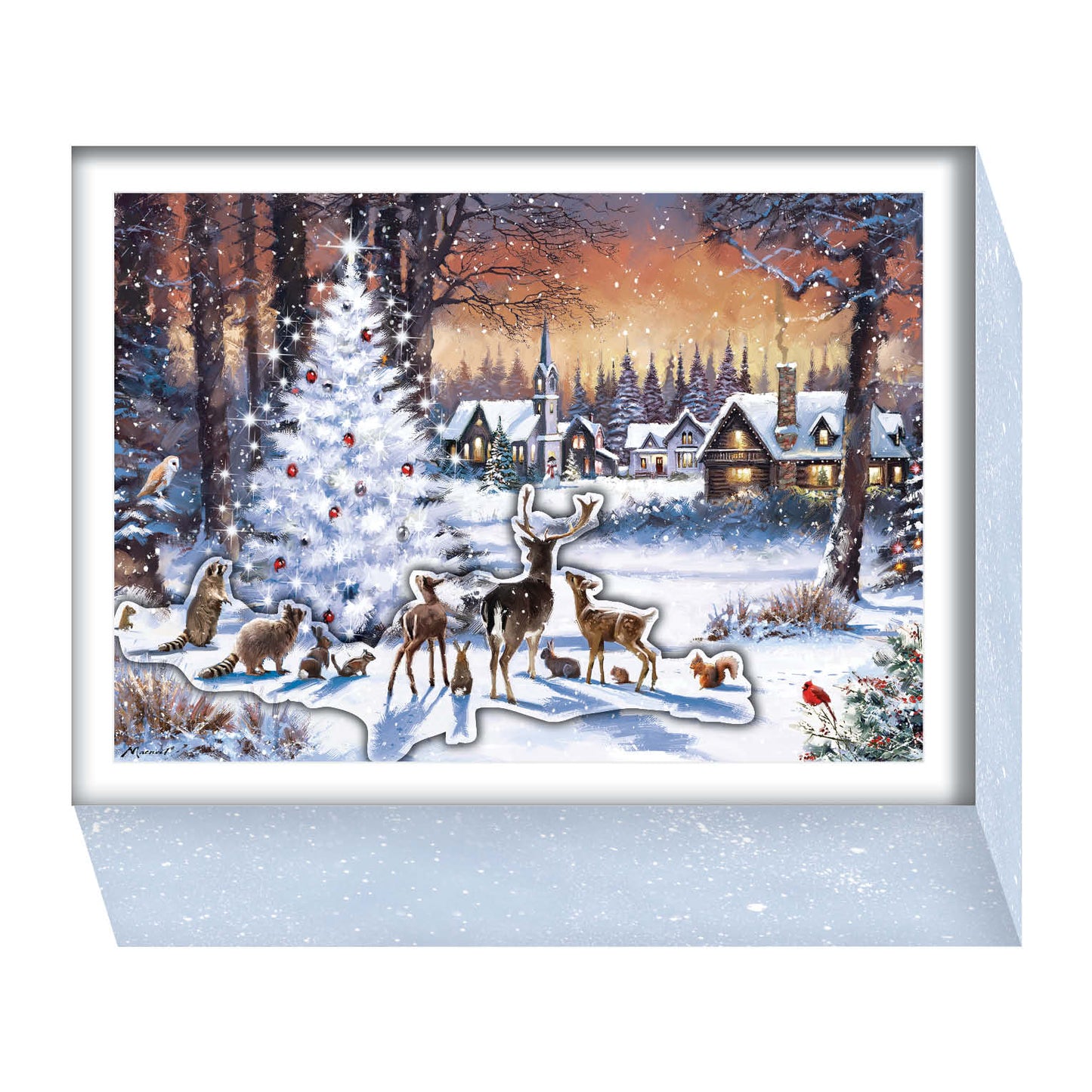 Christmas Woods - Special Finish Boxed Christmas Cards