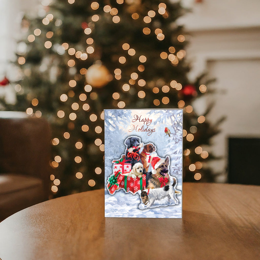 Christmas Dogs - Boxed Christmas Cards