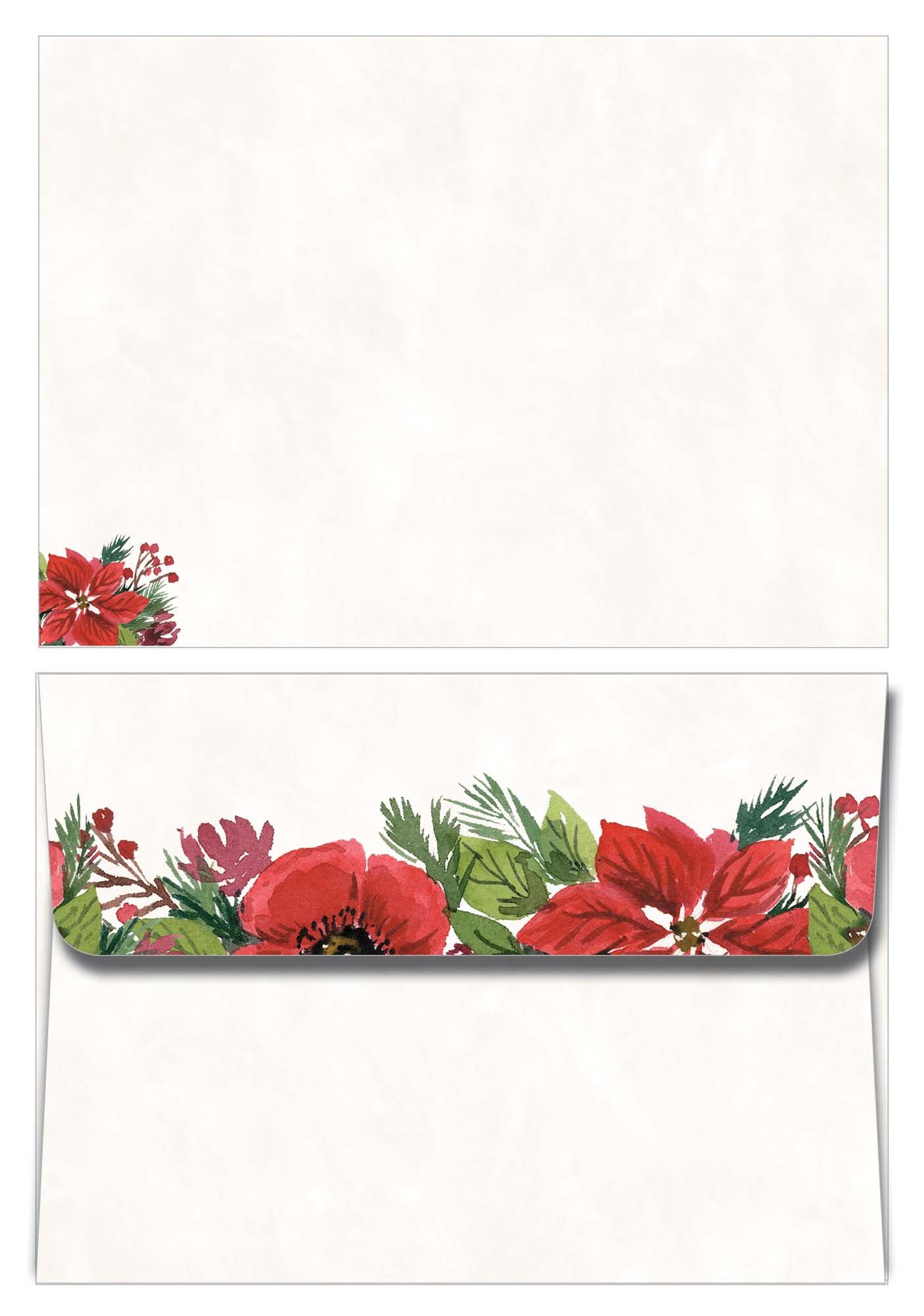 matching printed envelope