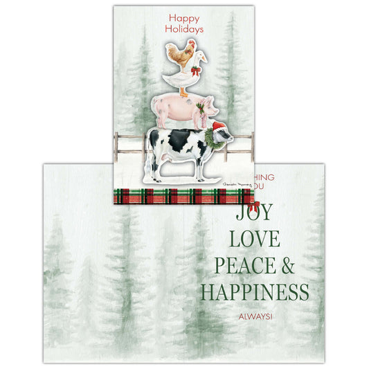 And on that Farm- Boxed Christmas Cards -15 Cards