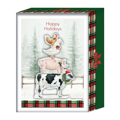 And on that Farm- Boxed Christmas Cards -15 Cards