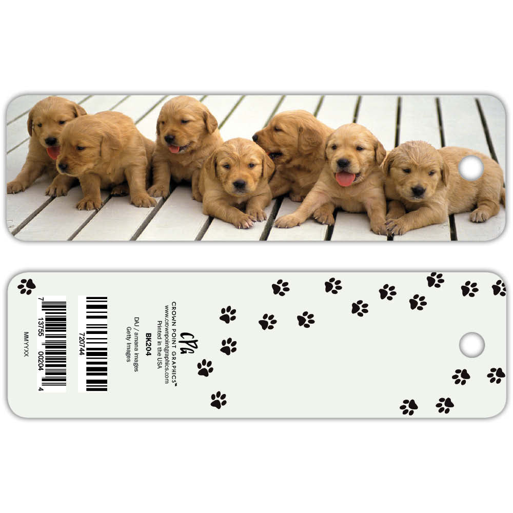 Golden Puppies -bookmark