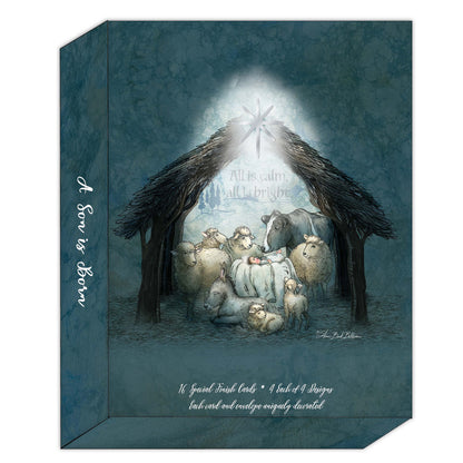 Boxed Christmas Cards - A Son is Born -16 Cards