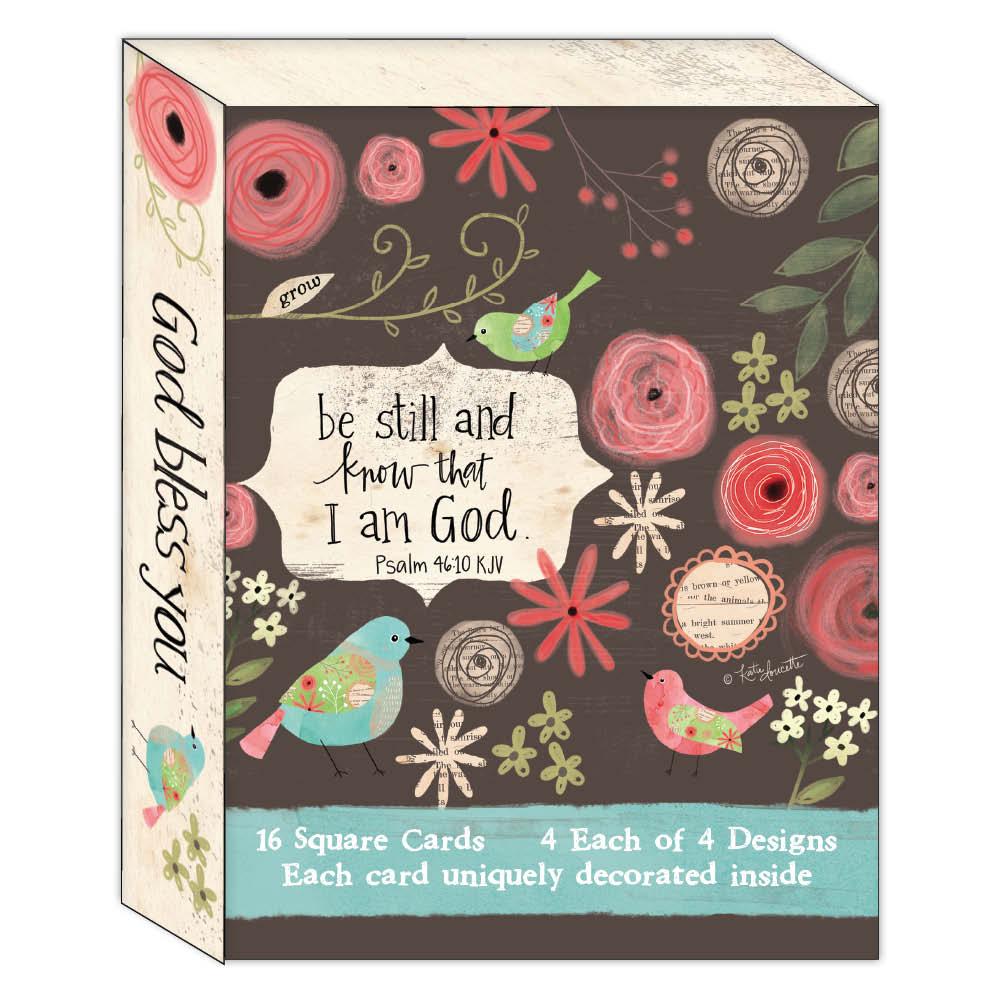 God Bless You - Boxed Note Card Assortment - 20 Cards & 20 Envelopes