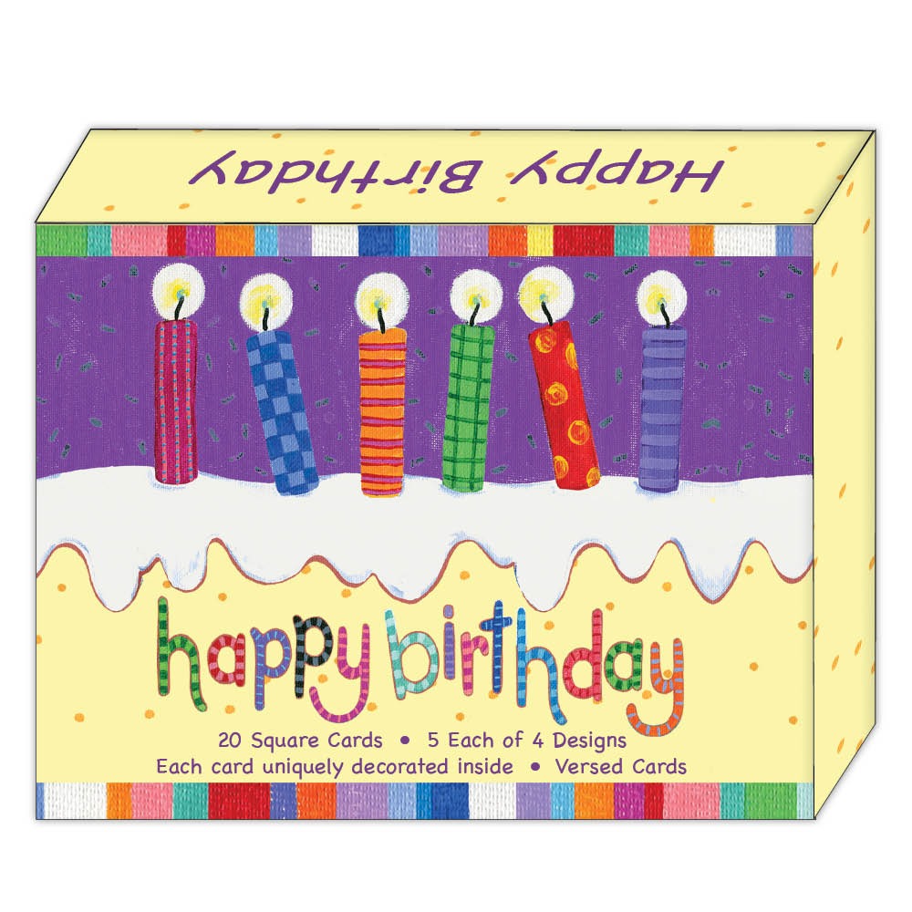 Robin Roderick Birthday Cards: Box of 20 Assorted Designs โ Crown Point ...