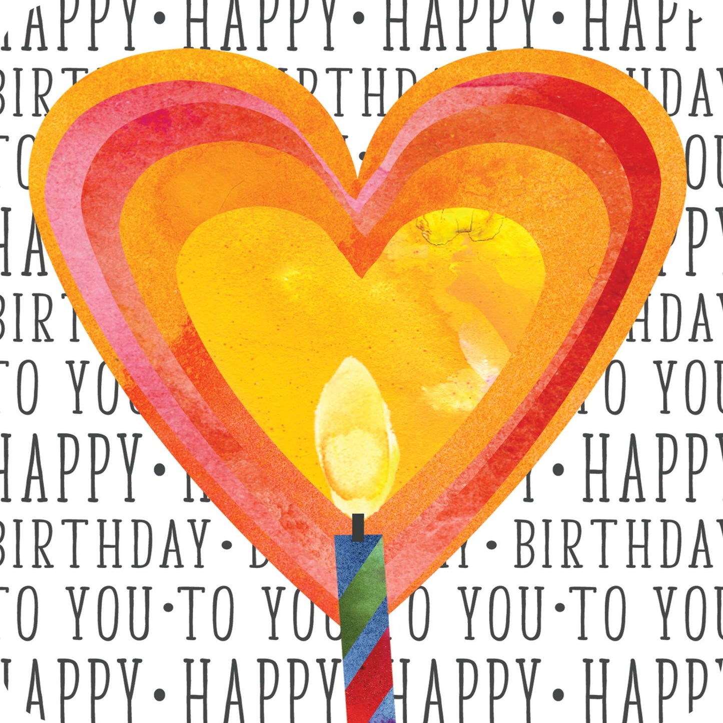 Birthday Candles - Boxed Birthday Card Assortment of 20 Cards and Envelopes