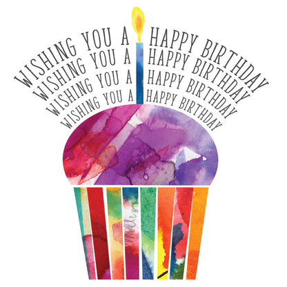 Birthday Candles - Boxed Birthday Card Assortment of 20 Cards and Envelopes