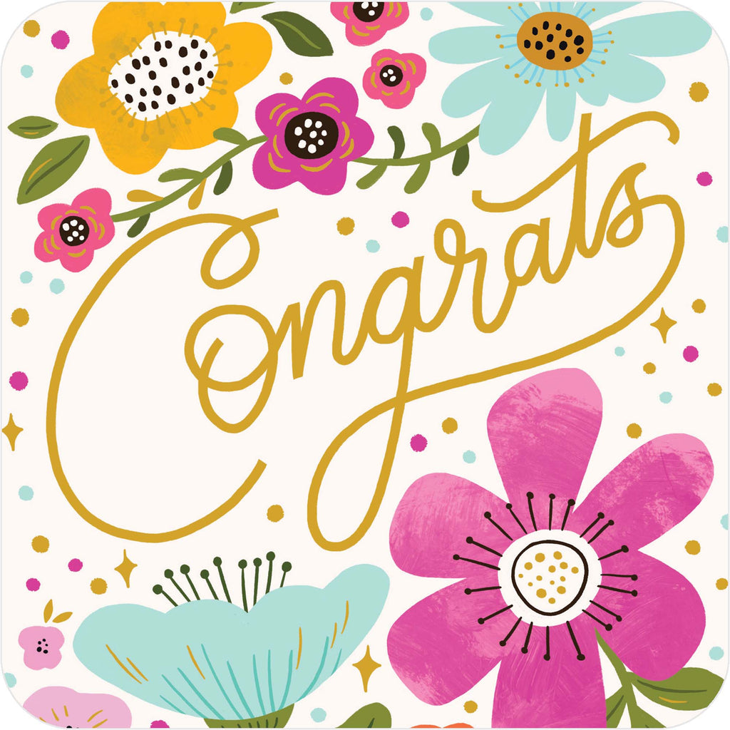 Shape Square Congratulation Moments to Celebrate | Square Congratulation Cards by Crown Point Grap ...