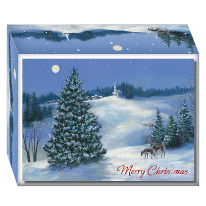 Boxed Christmas Cards- Countryside Christmas - 30 Cards & Envelopes