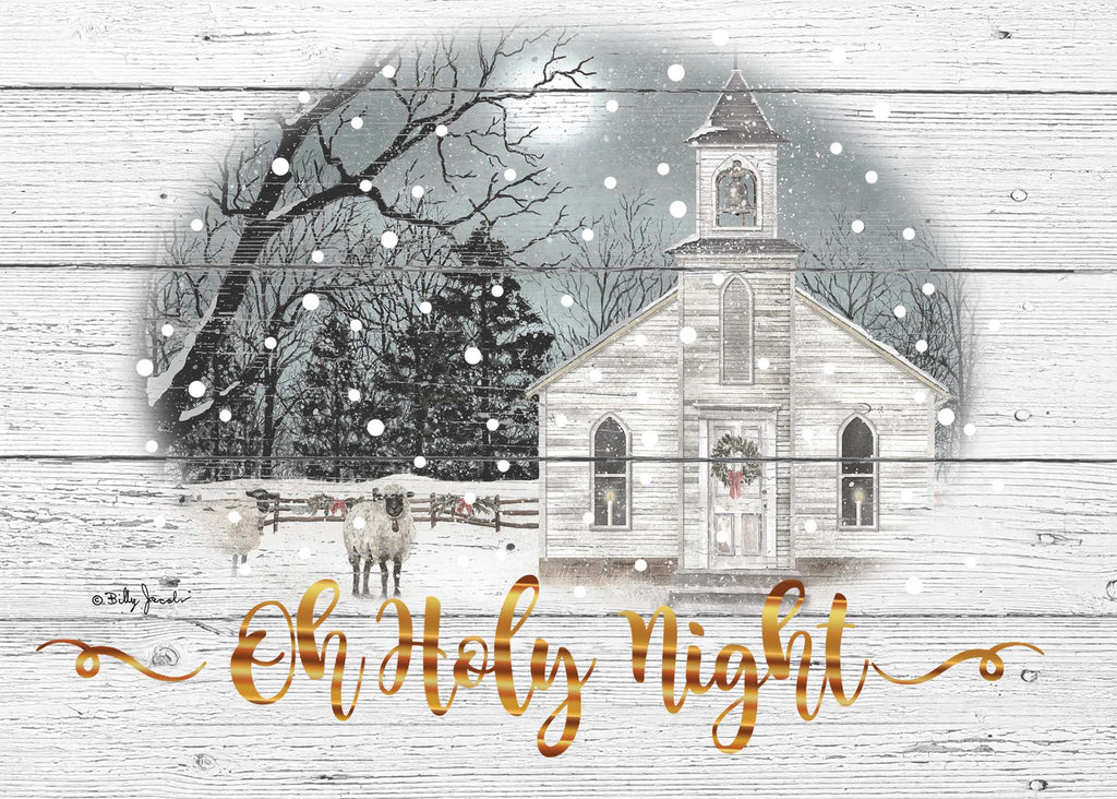 Boxed Christmas Cards- Country Church Scene, 30 Cards and Envelopes