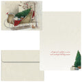 Boxed Christmas Cards- Holiday Sleigh - 30 Cards and Custom Envelopes
