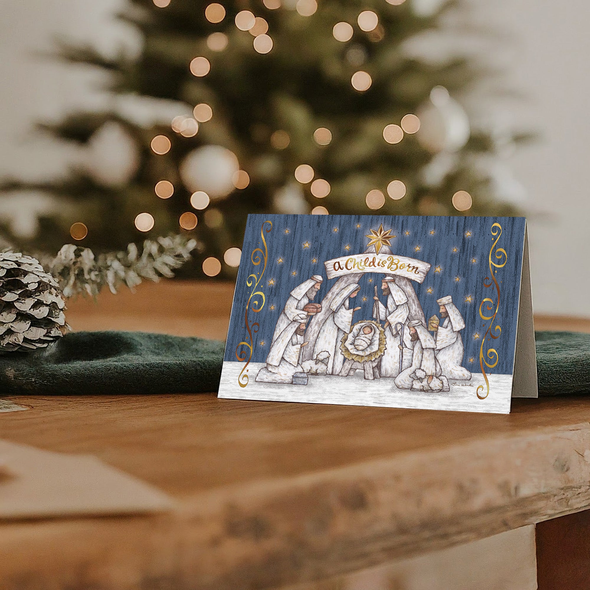Nativity Scene christmas card 