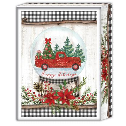 Christmas Snow Globe - Box of 16 Christmas Cards