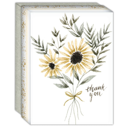 Sunflower Bouquet - 15 boxed notecards and envelopes