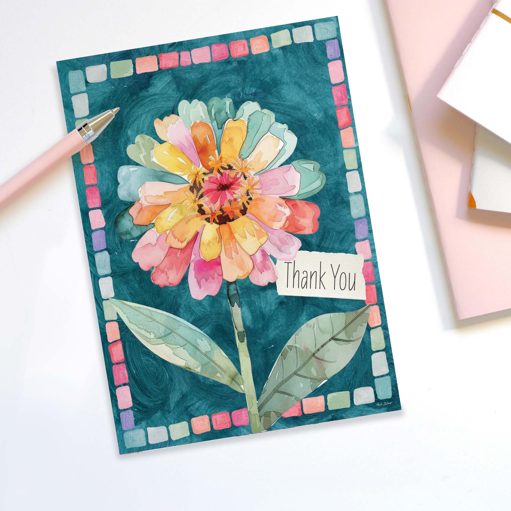 Colorful Flower | Boxed Thank You Cards by Crown Point Graphics