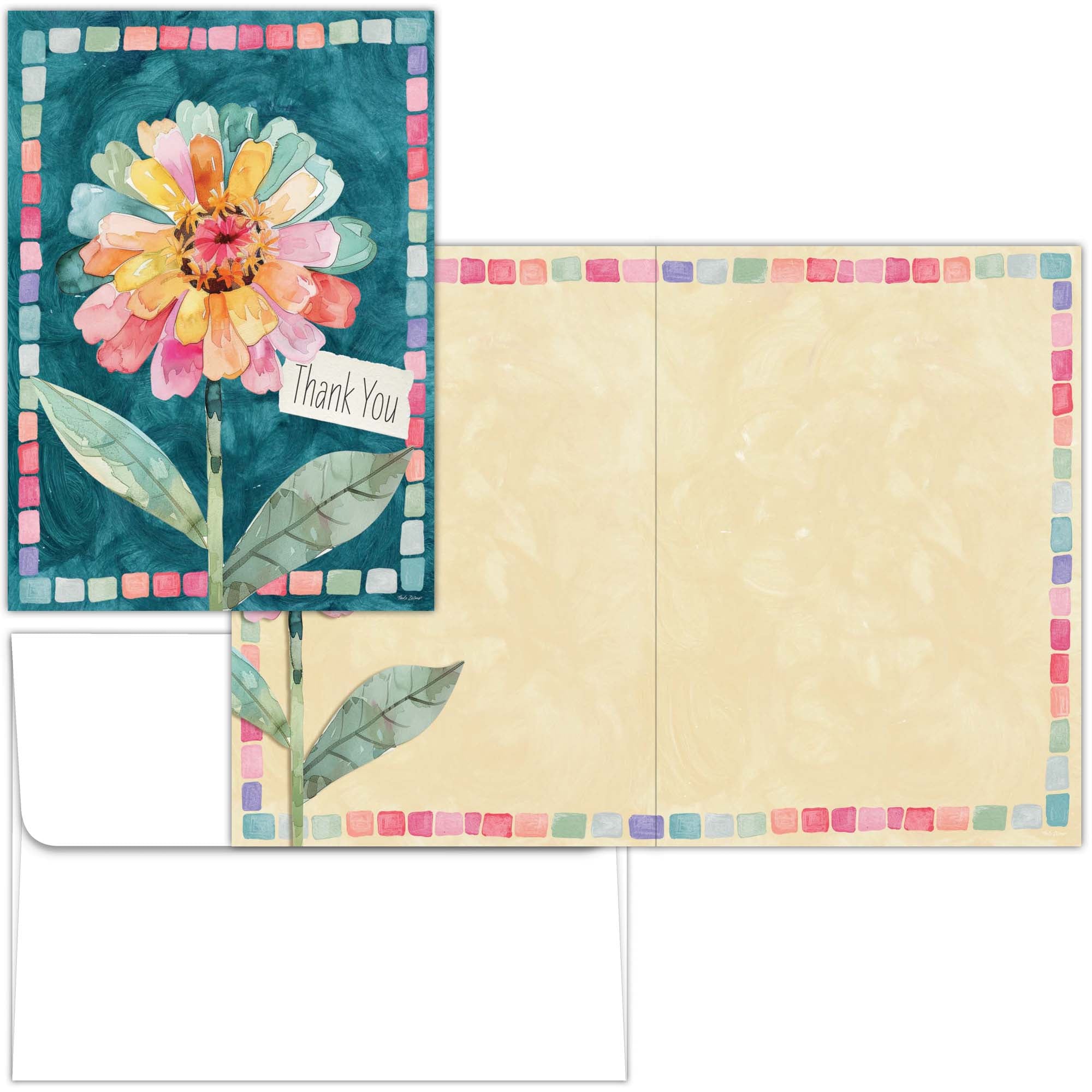 Colorful Flower | Boxed Thank You Cards by Crown Point Graphics