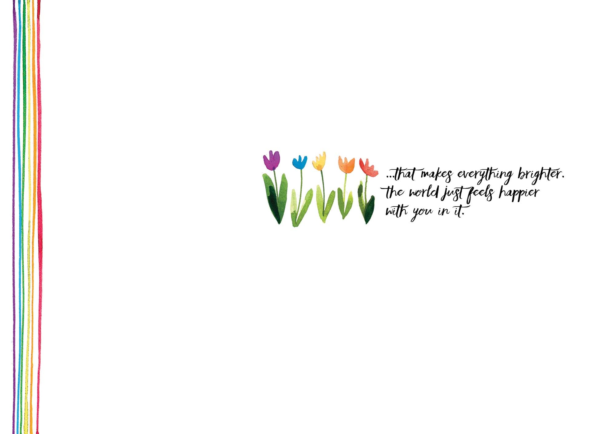 Rainbow Flowers | Encouragement Boxed Notecards – 15 Premium Cards