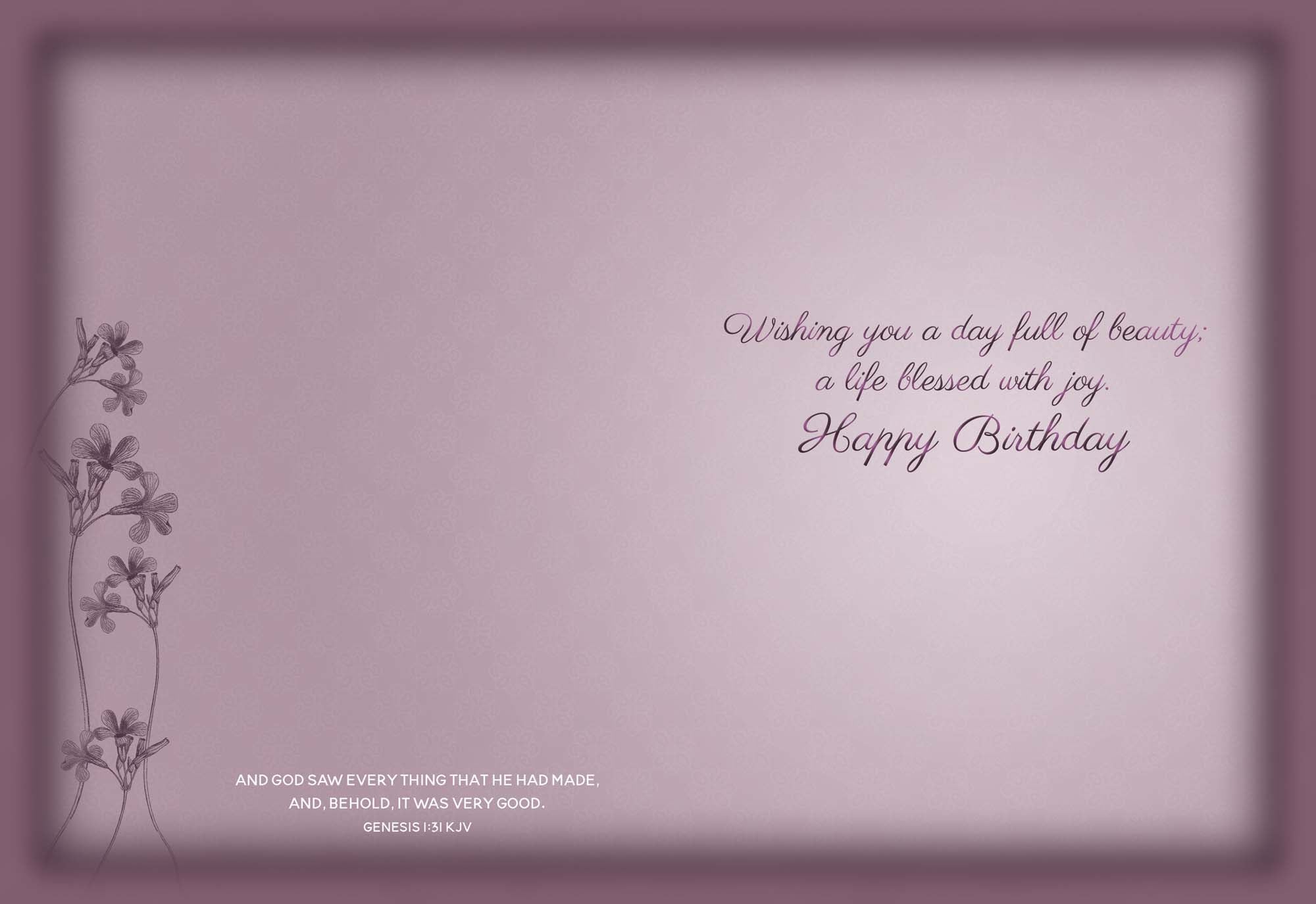 Christian Birthday Cards by Shared Blessings - Bibles and Flowers, 12 Cards and Envelopes