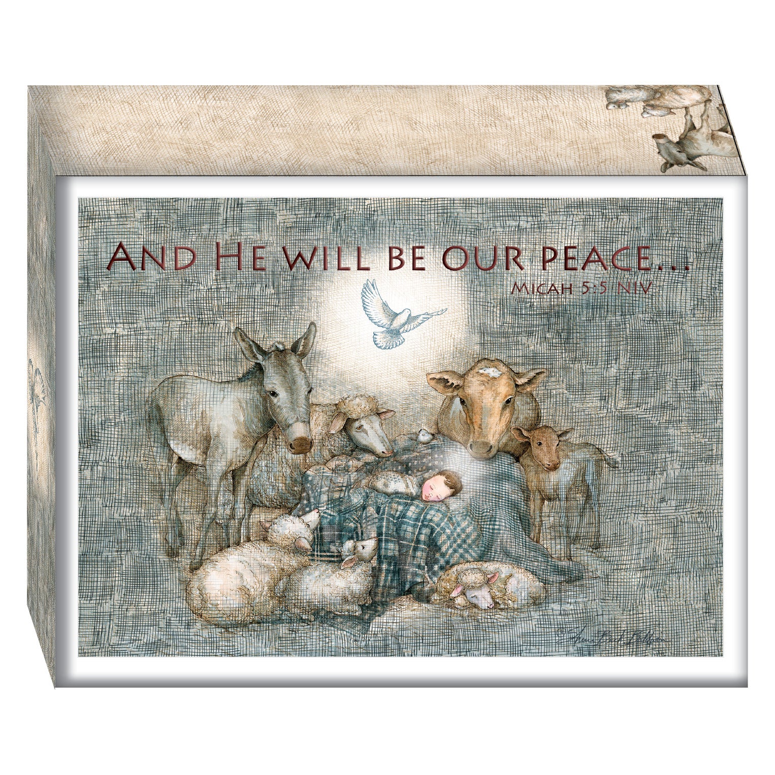 He Will Be Our Peace - 26 Special Finish Boxed Christmas Cards