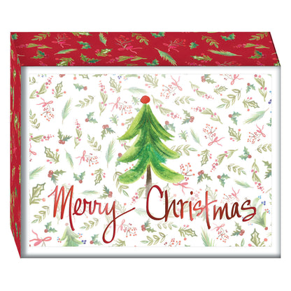 Christmas Garnish - 26 Special Finish Boxed Christmas Cards