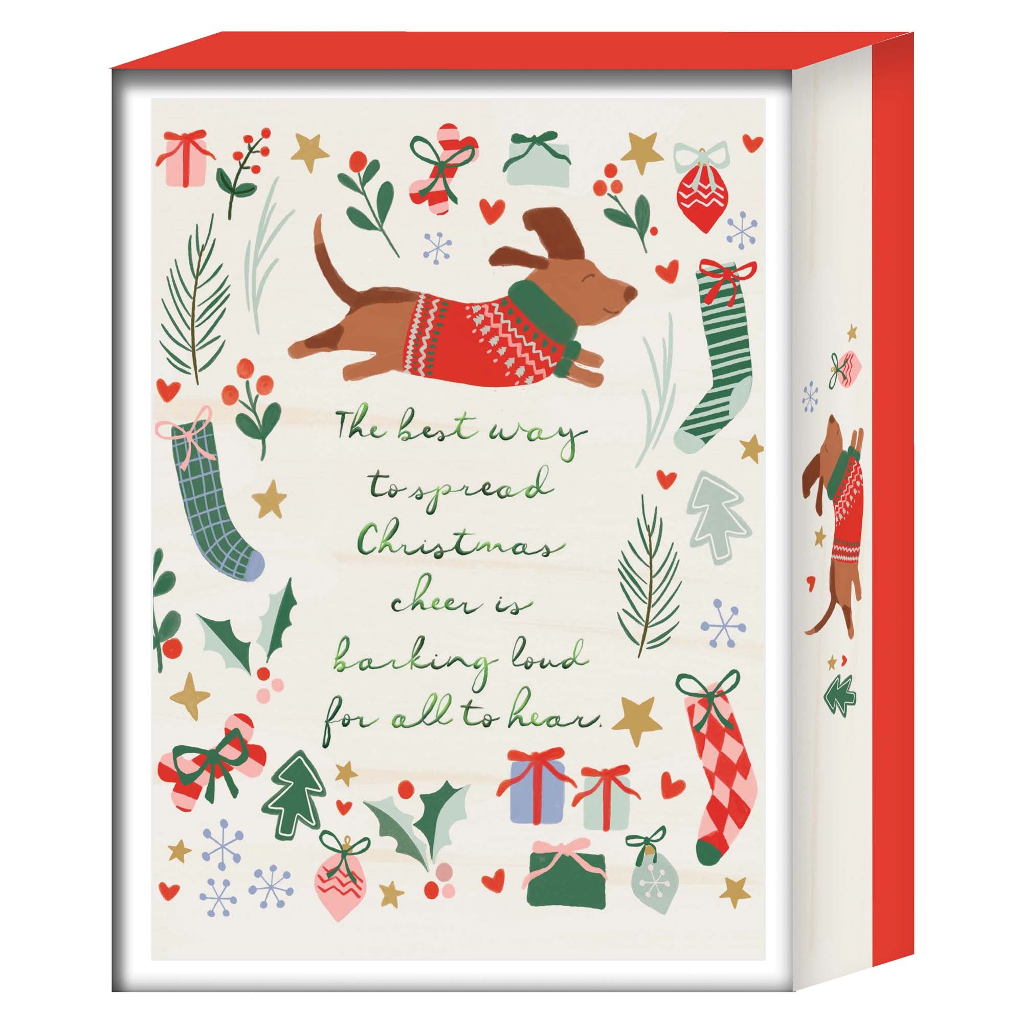 Christmas Dog Boxed Christmas Cards by Crown Point Graphics