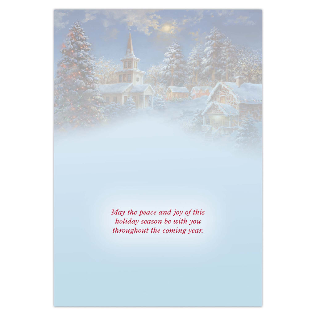 Happy Spirits Await -  30 Boxed Christmas Cards and Envelopes