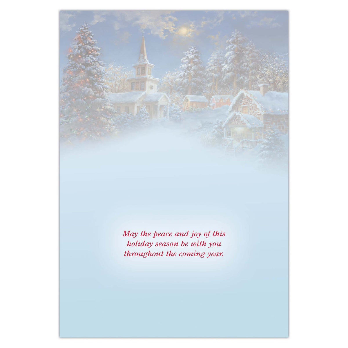 Happy Spirits Await -  30 Boxed Christmas Cards and Envelopes