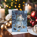 Santa Winter Walk - 16 Special Finish Boxed Christmas Cards