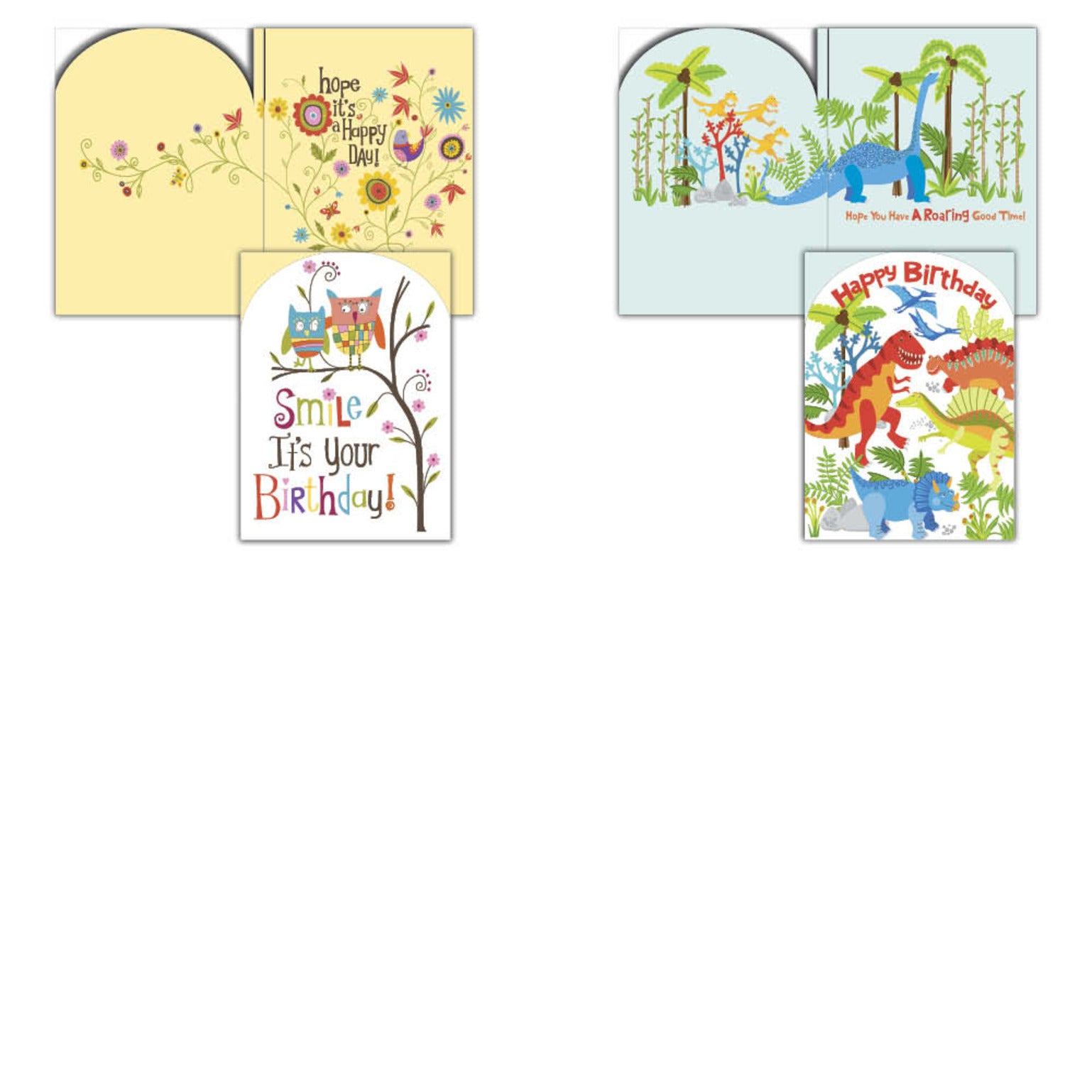 Juvenile Birthday Assort - Assorted Birthday Cards, Box of 20