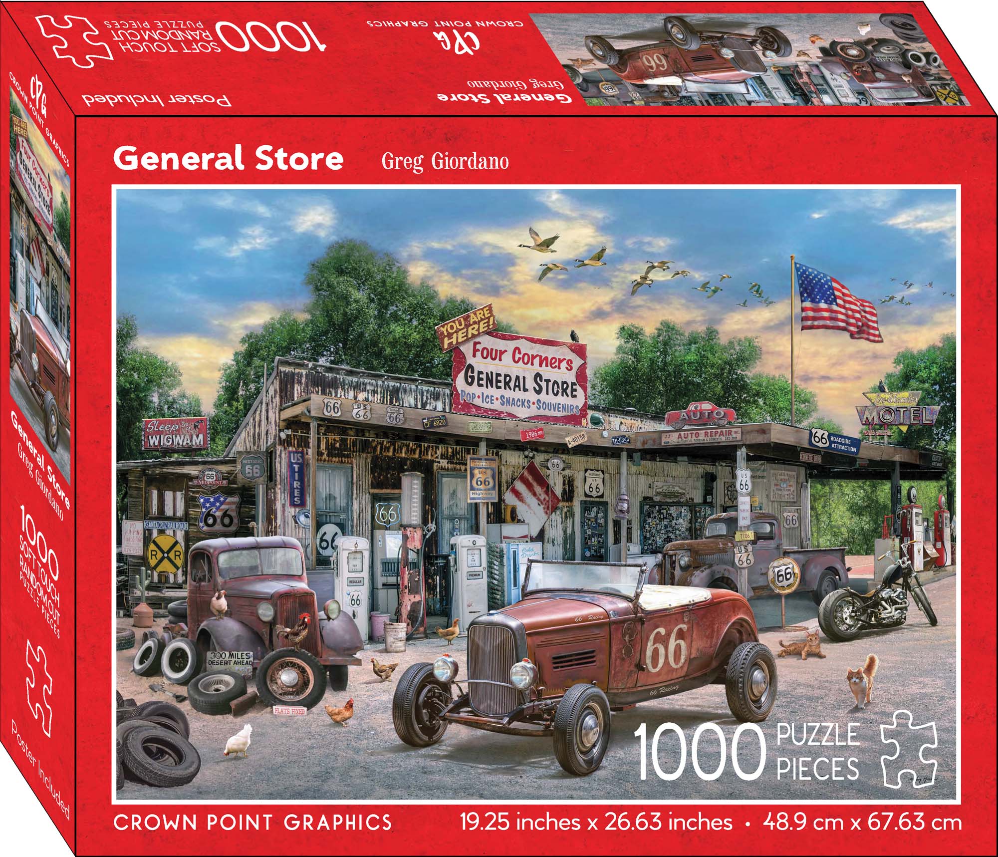 General Store 1000-Piece Puzzle | Soft-Touch + Poster
