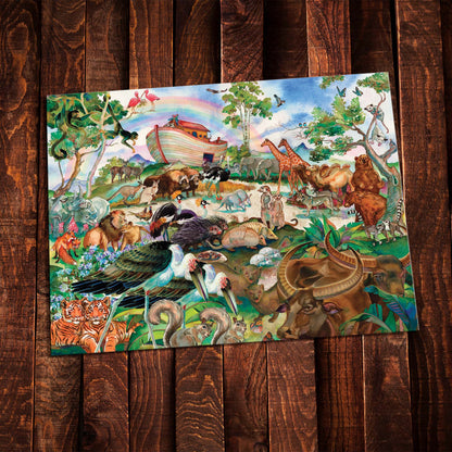1000 Piece Puzzle with Poster, Noah’s Ark