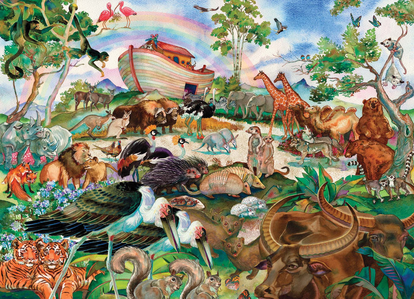 1000 Piece Puzzle with Poster, Noah’s Ark