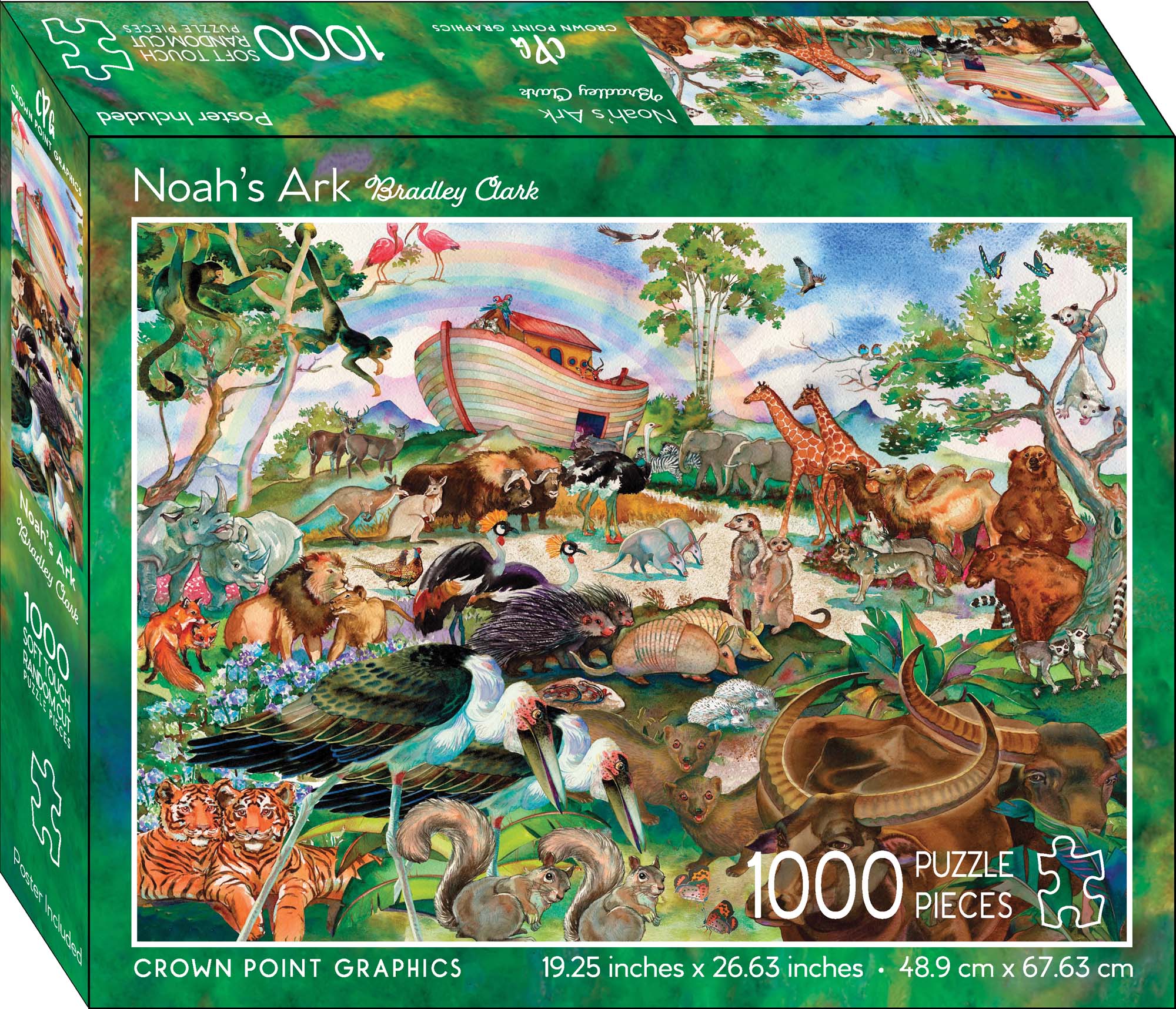 1000 Piece Puzzle with Poster, Noah's Ark – Crown Point Graphics