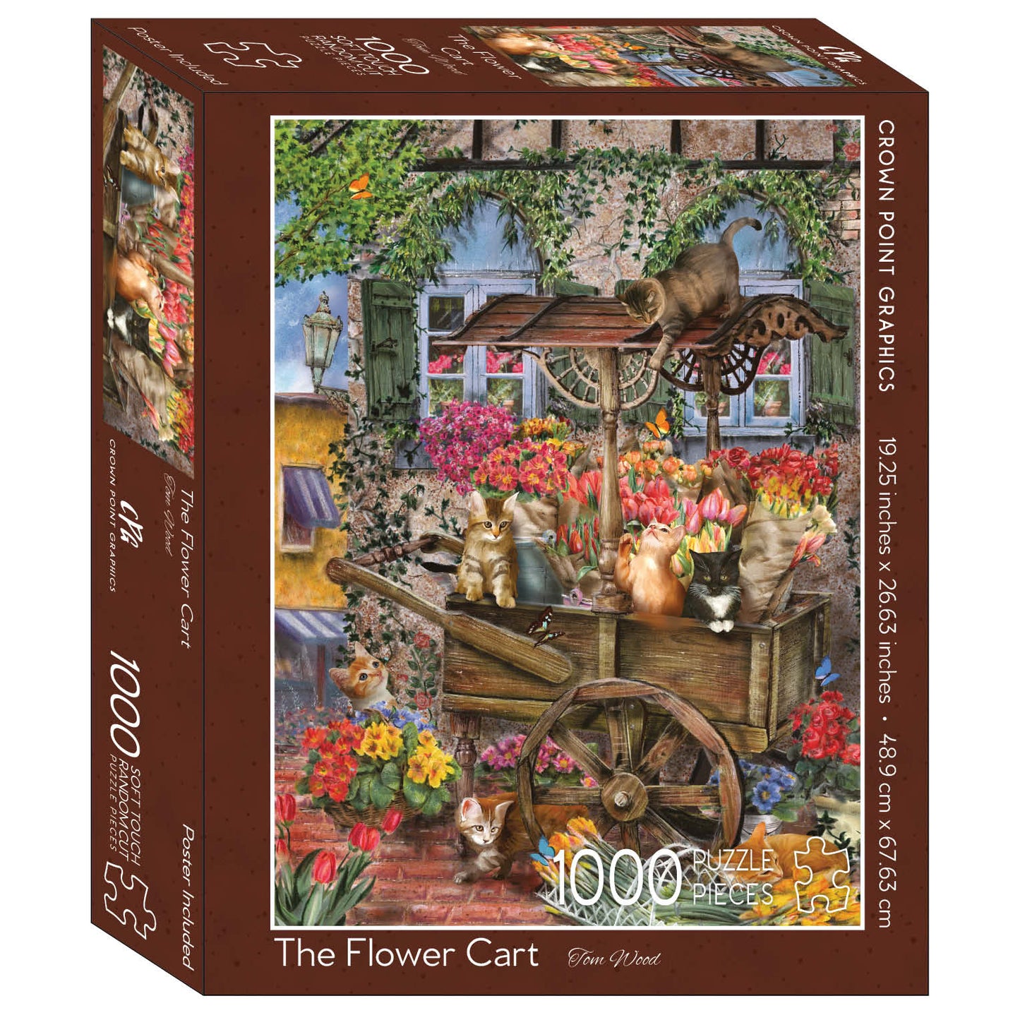 The Flower Cart - 1000 Piece Jigsaw Puzzle