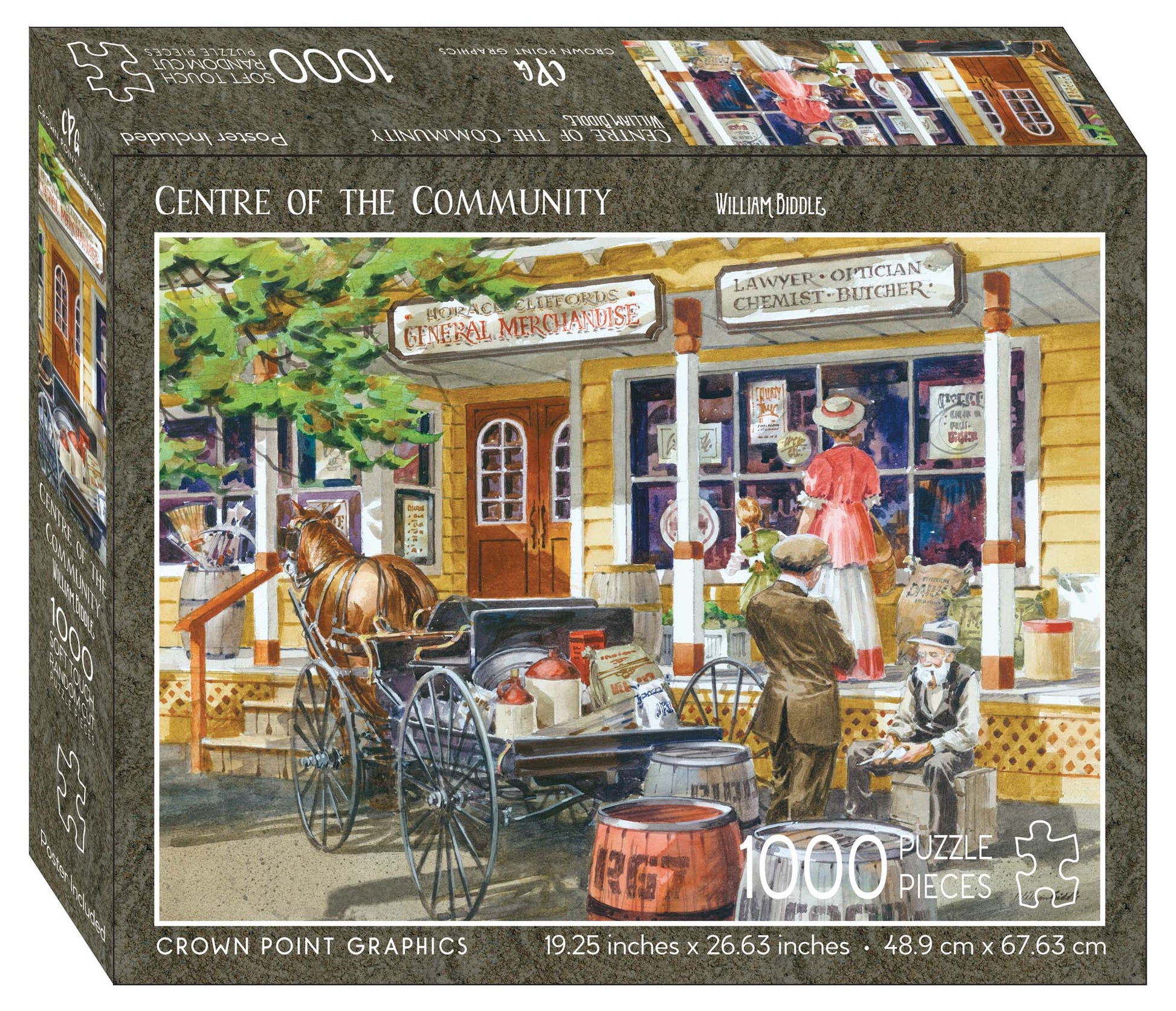 Centre of the Community - 1000 piece jigsaw puzzle with poster – Crown ...