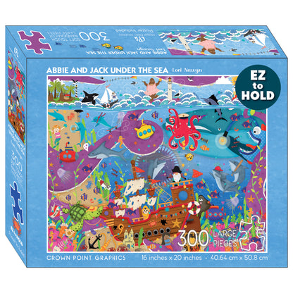Abbie and Jack Under the Sea - 300 Piece Jigsaw Puzzle