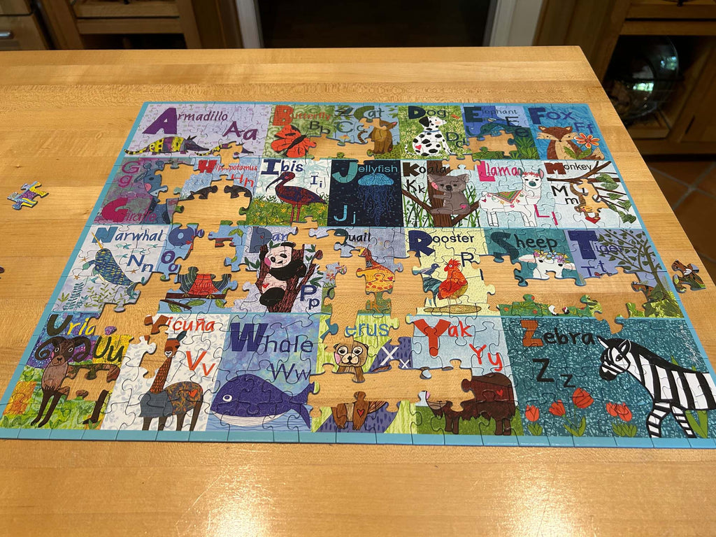 ABC Animals - 300 piece jigsaw puzzle 