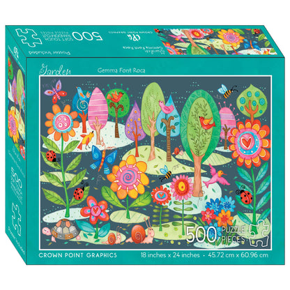 Colorful Garden - 500 Piece Jigsaw Puzzle