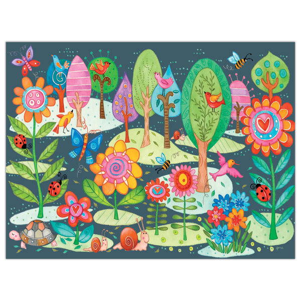 Colorful Garden - 500 Piece Jigsaw Puzzle – Crown Point Graphics