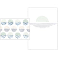 Horizon Moons Blank Greeting Card
