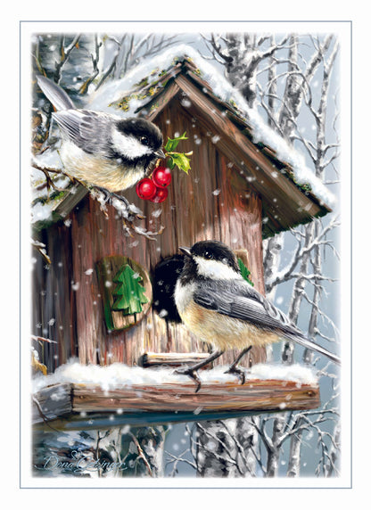 Boxed Christmas Cards - Winter Birds II
