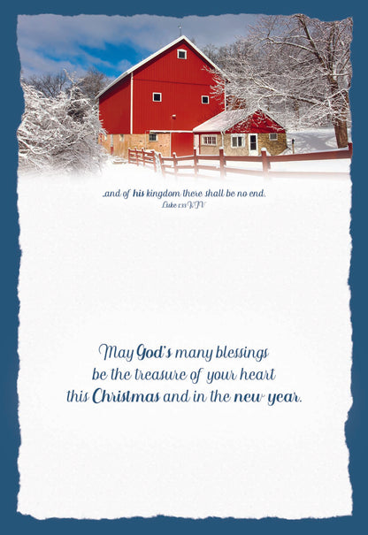 Boxed Christmas Cards - Winter Barn