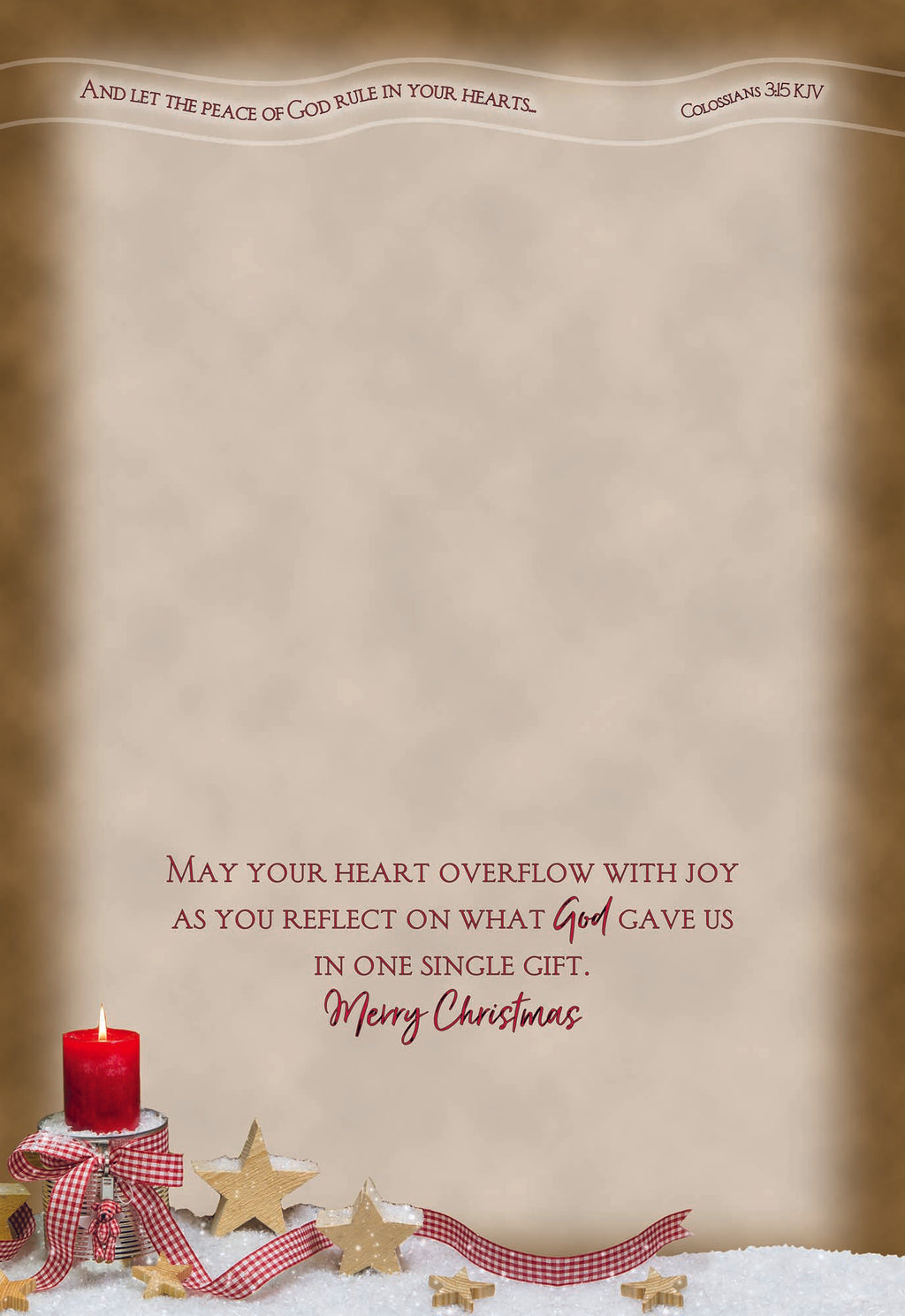 May your heart overflow with joy as you reflect on what God gave us in one single gift. Merry Christmas